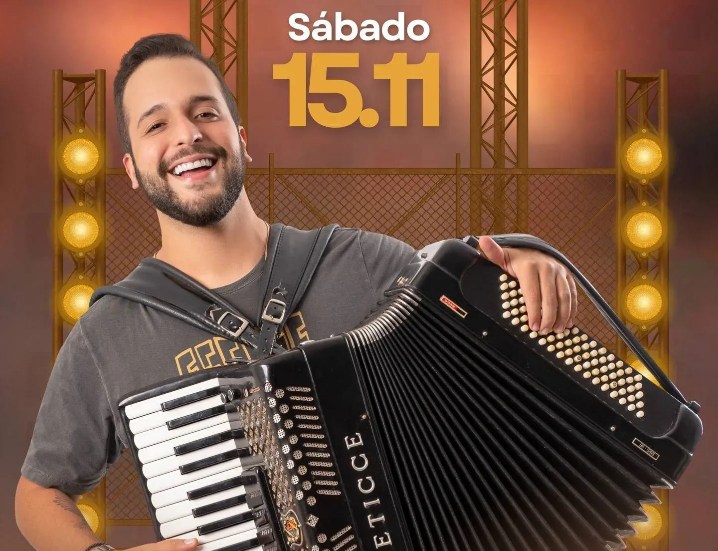 Filipe Santos é a primeira atração confirmada para a 5ª Cavalgada Encontro dos Filhos da Terra em Santo Antônio de Lisboa