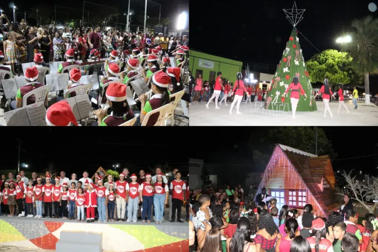 Ipiranga do Piauí dá início ao clima natalino com Acender das Luzes em praça pública