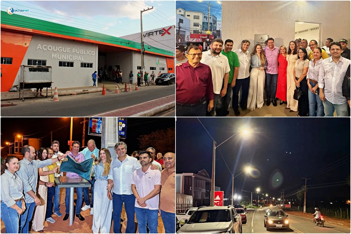 Prefeito Dr. Pablo Santos entrega reforma e ampliação do Açogue Municipal, redes de iluminação pública e ampliação de cemitério no aniversário de 135 anos de Picos