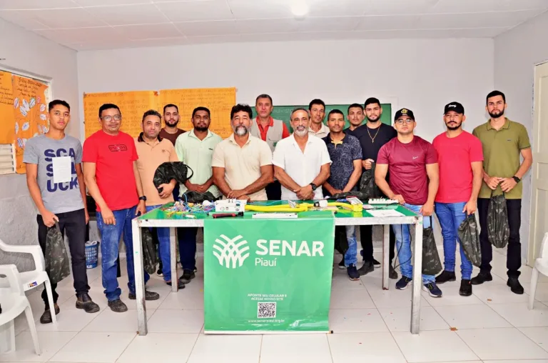 Prefeitura de Santo Antônio de Lisboa realiza curso de Instalação Elétrica Rural em parceria com o Senar