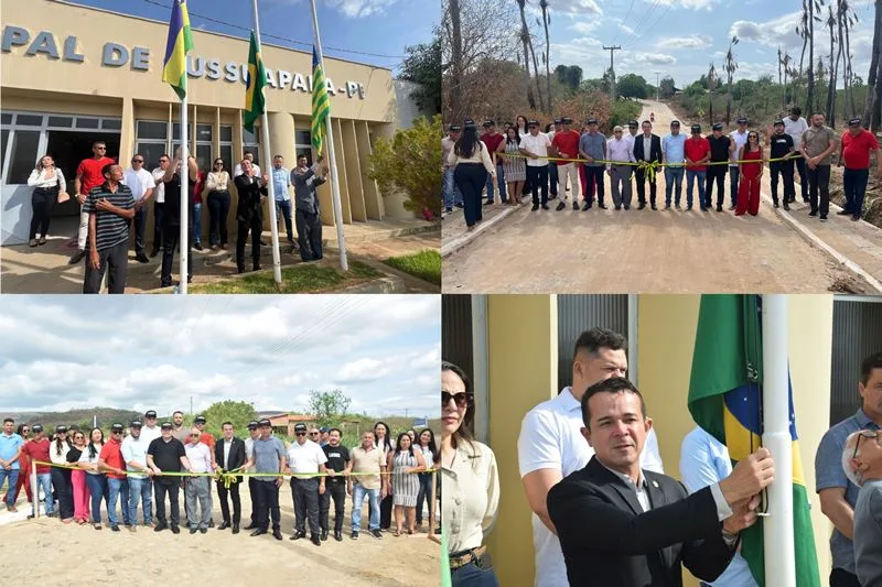 Momento cívico e inaugurações de obras abrem programação dos 30 anos de Sussuapara
