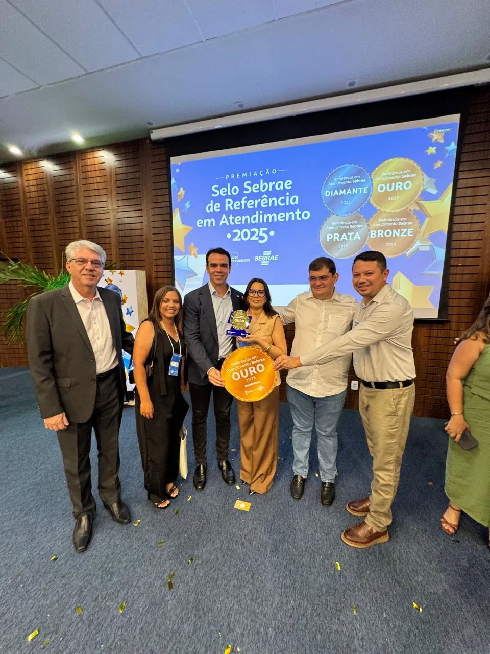 Geminiano conquista Selo Ouro de Referência em Atendimento 2025 do SEBRAE