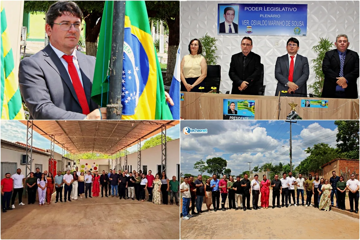 Hasteamento das bandeiras, sessão solene, inaugurações e missa encerram programação dos 63º aniversário de Ipiranga do Piauí