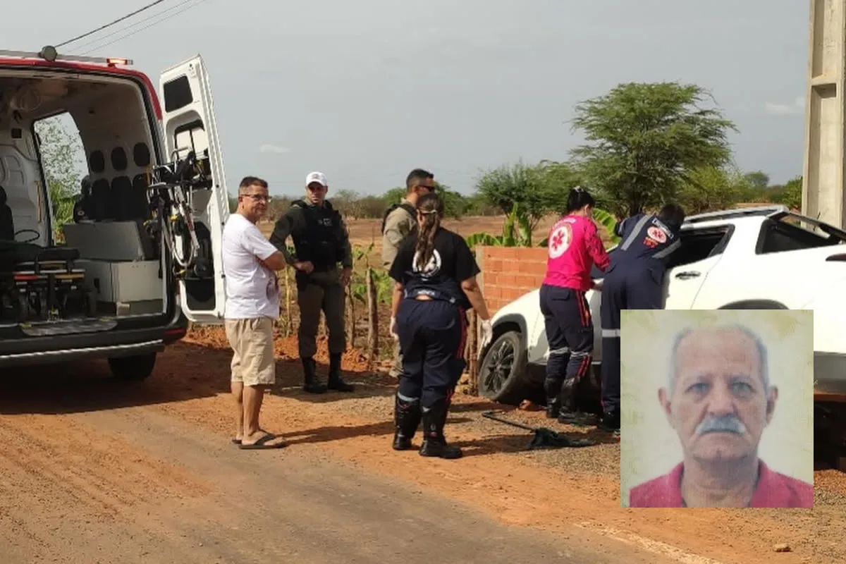 Idoso é encontrado morto dentro de veículo na zona rural de Picos