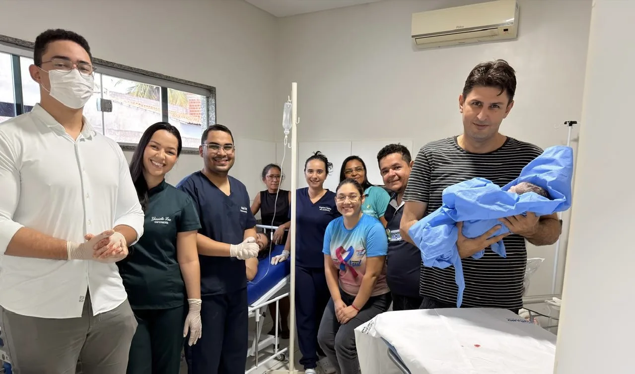 Primeiro bebê nasce na Unidade Mista e marca um feito histórico para a saúde de Geminiano