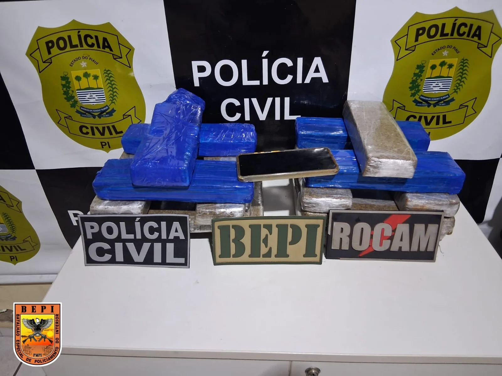 Vera Mendes: Operação integrada apreende 18 tabletes de maconha em ônibus interestadual