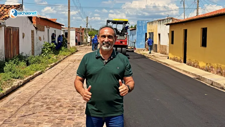 Santo Antônio de Lisboa avança com obras de asfaltamento e investimentos em infraestrutura urbana