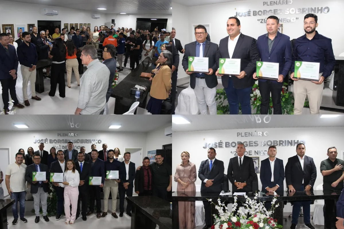 Sessão solene marca os 32 anos de Geminiano com entrega de títulos de cidadania na Câmara Municipal