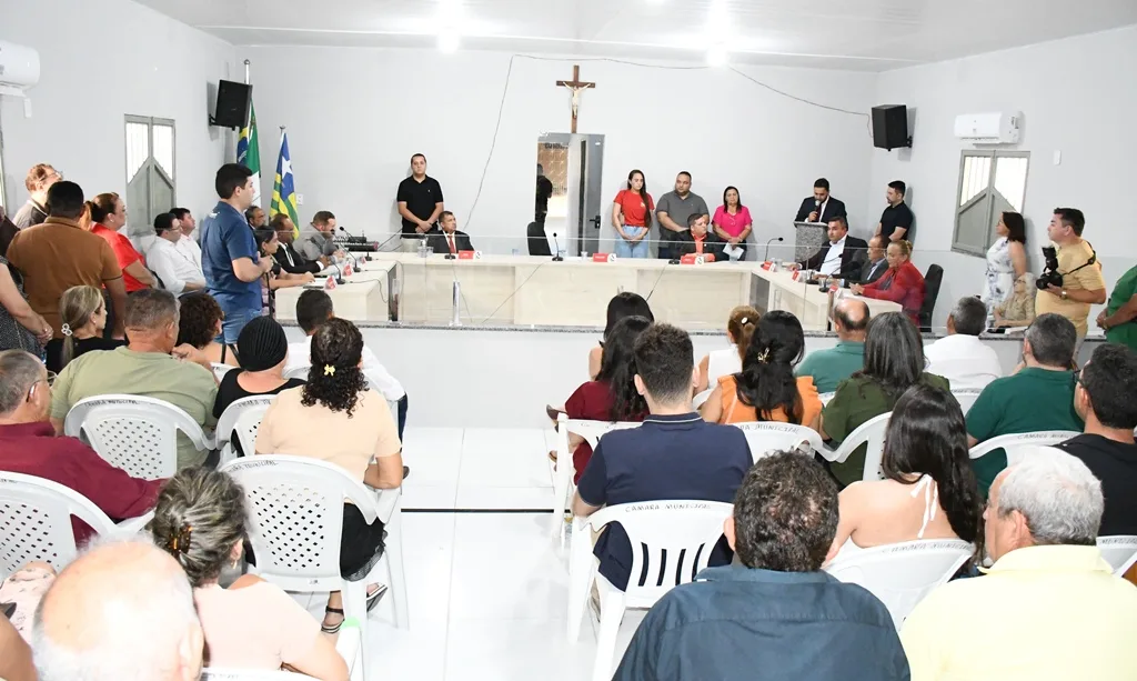 Vereador Rômulo Rodrigues é empossado na Presidência da Câmara de Santo Antônio de Lisboa