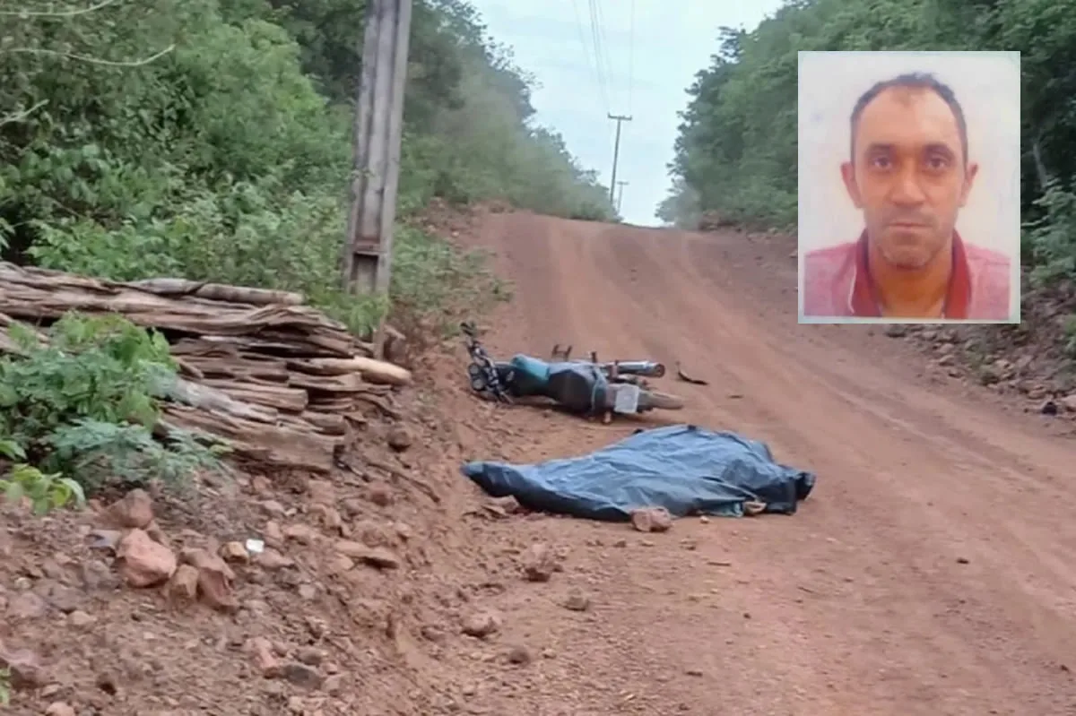 Acidente de moto resulta na morte de homem em estrada vicinal de São João da Canabrava