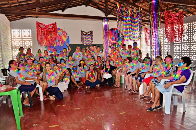 Secretaria de Assistência Social de Santo Antônio de Lisboa realiza Carnaval com Idosos do Grupo Reviver
