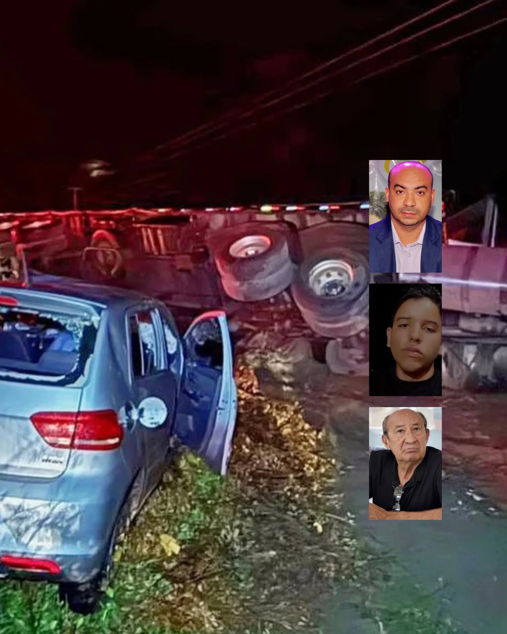 Tragédia: vereador e jovem morrem em acidente na BR 316 em Vila Nova do Piauí; pai do parlamentar morre ao saber da notícia