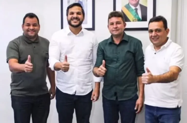 Prefeito Jaillson Campos articula investimentos para Geminiano em reunião com Washington Bandeira