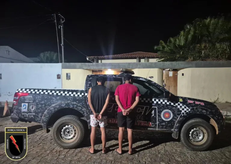PM prende duas pessoas e apreende maconha que seria preparada para o carnaval em Paulistana