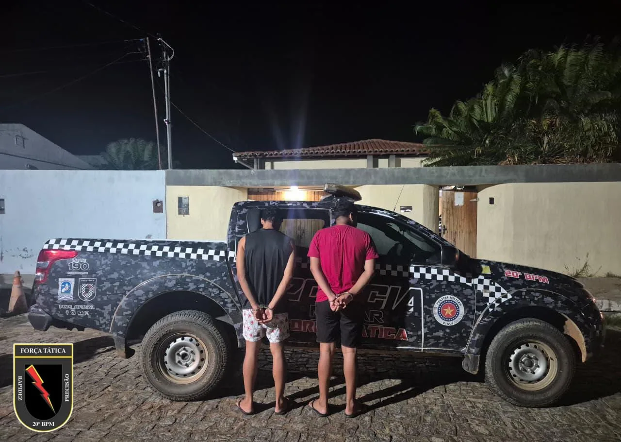 PM prende duas pessoas e apreende maconha que seria preparada para o carnaval em Paulistana