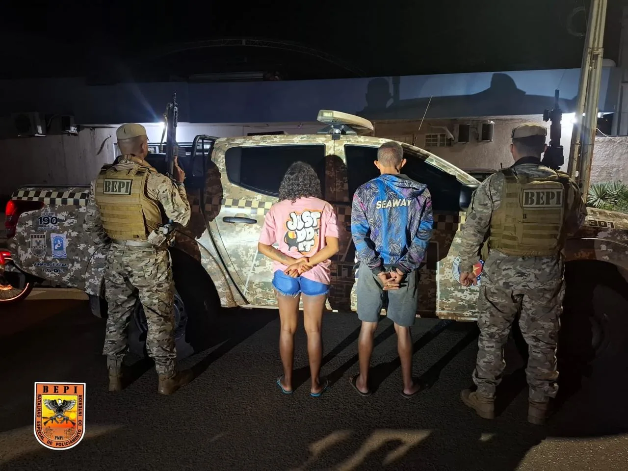 PM prende casal por tráfico e associação para o tráfico em Dom Expedito Lopes