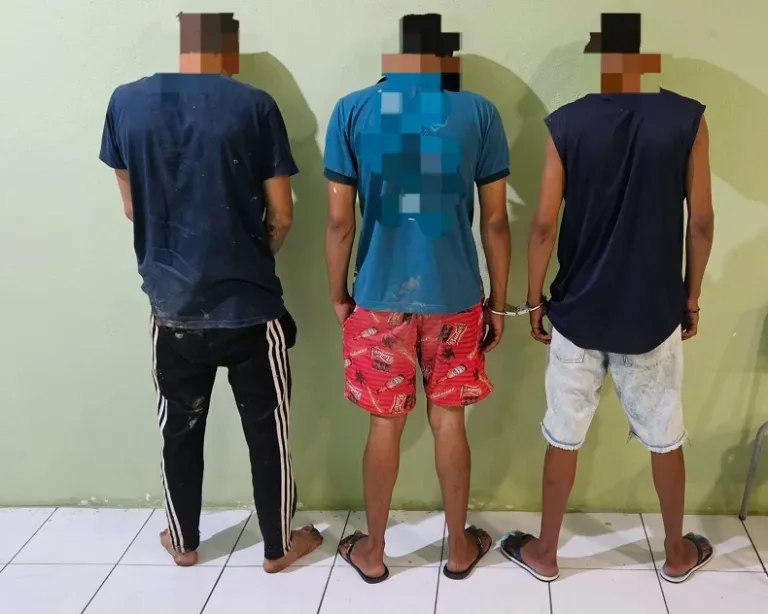 Três homens são presos por tráfico de drogas em Pio IX; suspeito tentou subornar policiais