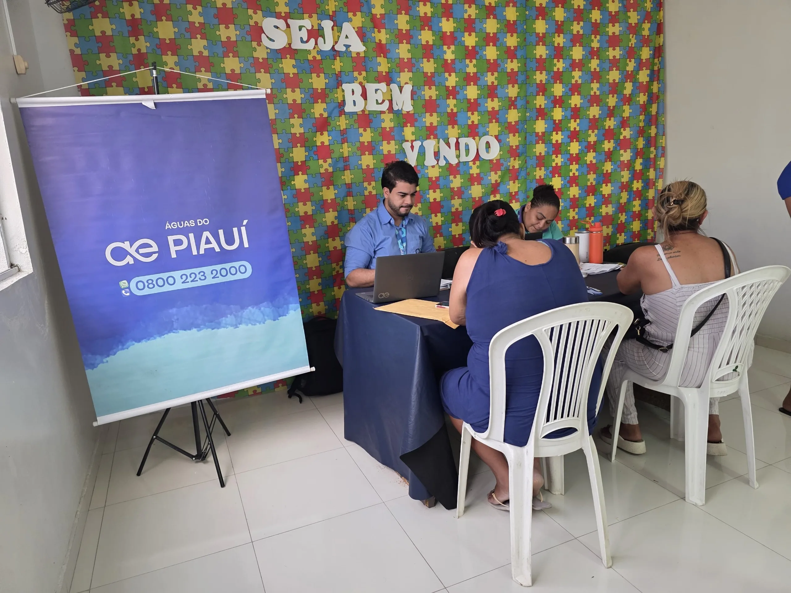 Águas do Piauí realizou mutirão da Tarifa Social em Francisco Santos