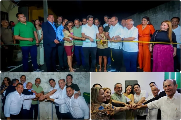 Ao lado do governador, prefeito Erivaldo Lopes inaugura asfalto e reforma do Núcleo Municipal de Educação no aniversário de 62 anos de Santo Antônio de Lisboa
