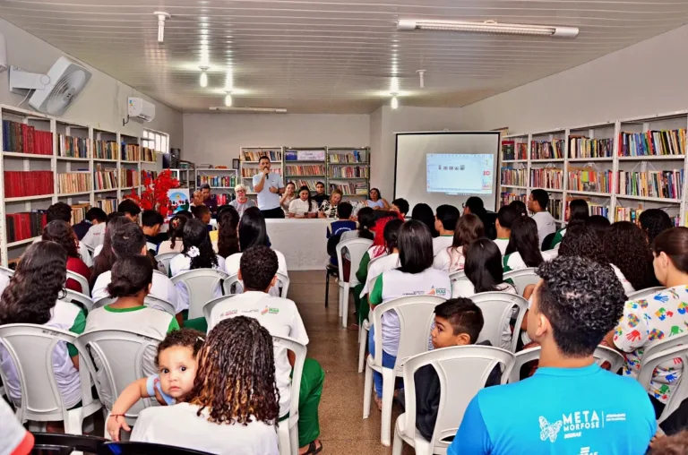 Evento destaca papel da Biblioteca Municipal como espaço de educação e cultura em Santo Antônio de Lisboa
