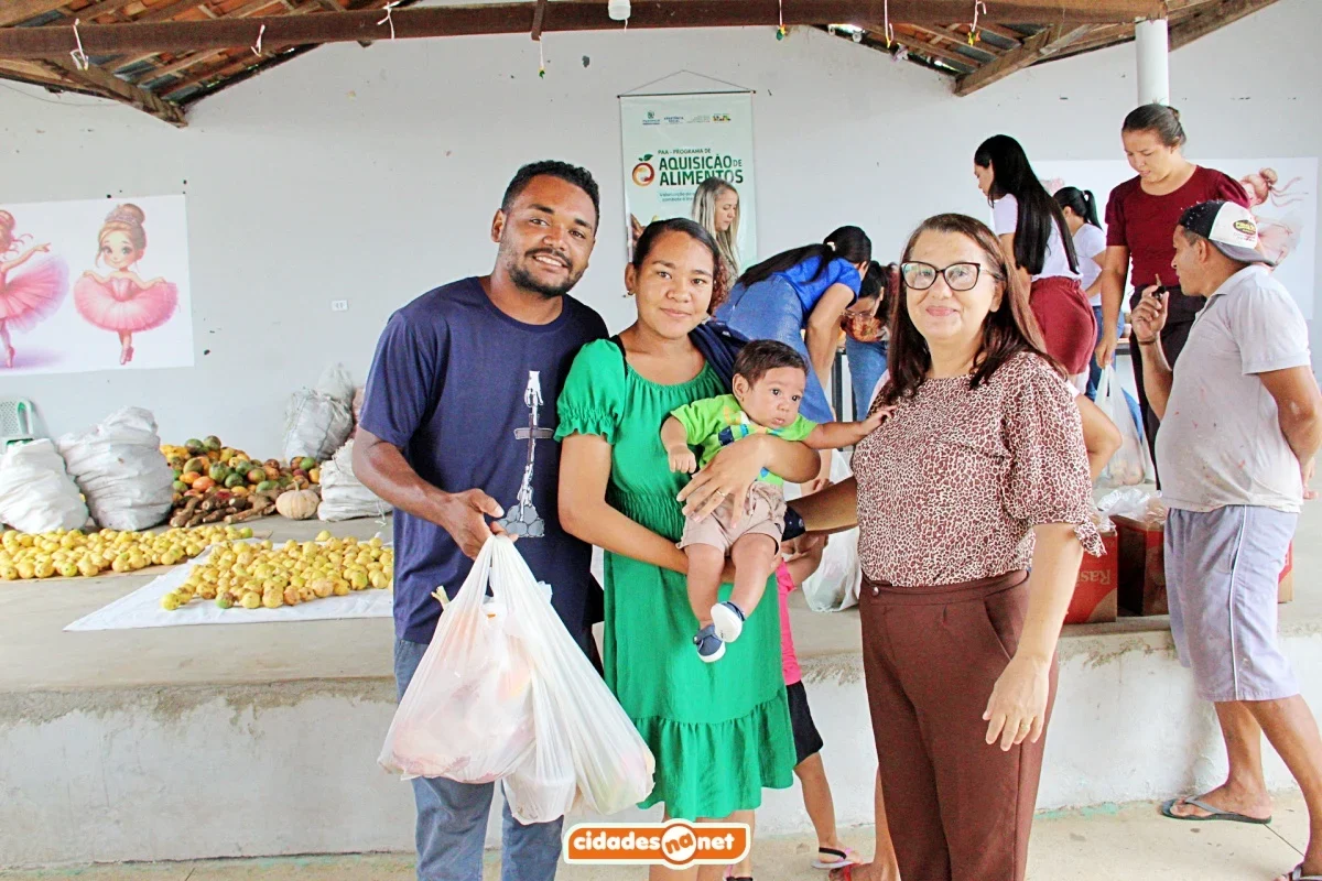 CRAS de Itainópolis distribui alimentos a 200 famílias do Criança Feliz e reforça segurança alimentar no município