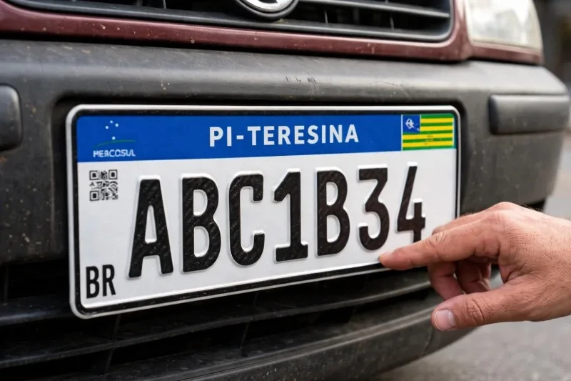Placas de carro podem voltar a ter o nome da cidade e estado