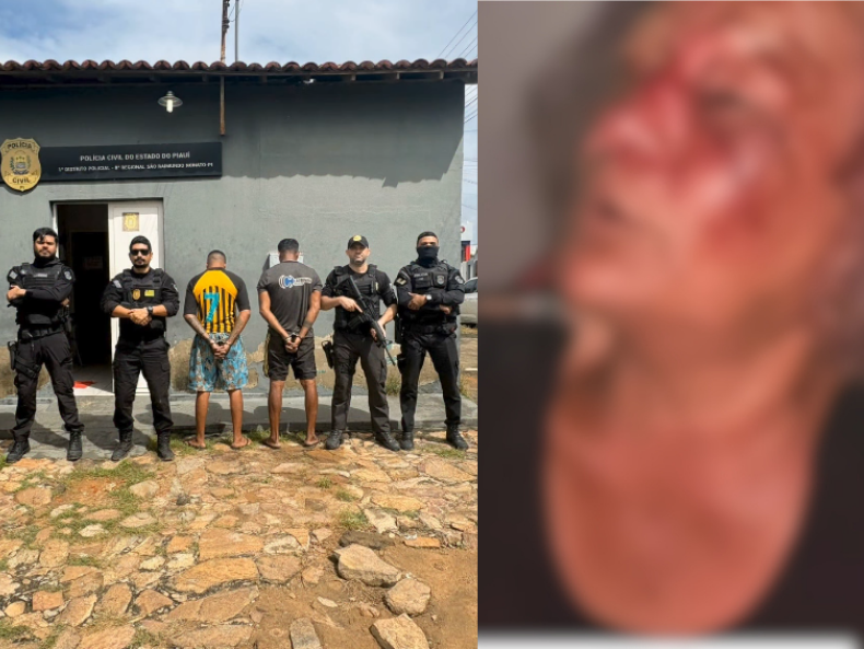 Suspeitos de amarrar e agredir idosa durante roubo de R$ 10 mil são presos no PI