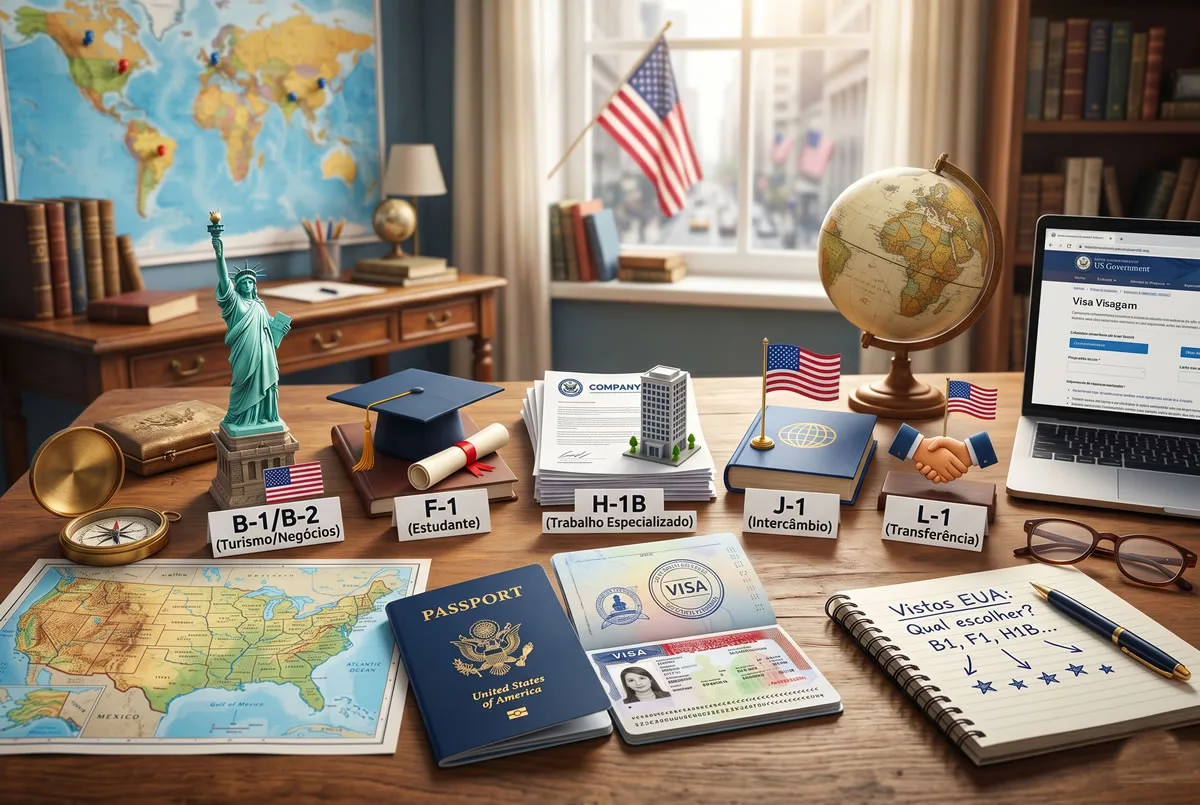 Tipos de visto americano: como escolher o ideal para sua viagem