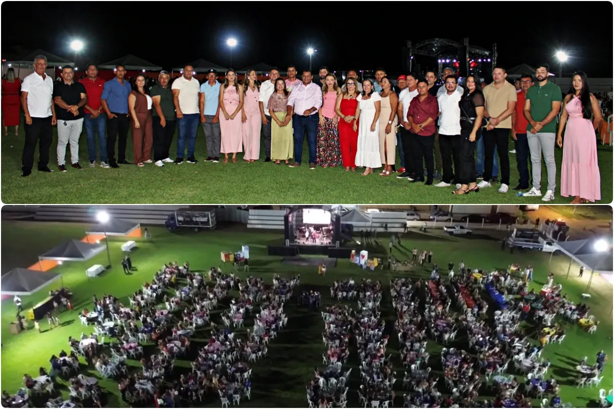 Prefeitura de Geminiano realiza grande festa em homenagem ao Dia das Mães com sorteio de brindes, jantar e show da banda Anjo Azul