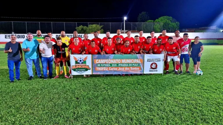 Campeonato Municipal de Futebol 2026 começa em Ipiranga com 6 equipes na disputa e R$ 13 mil em premiação