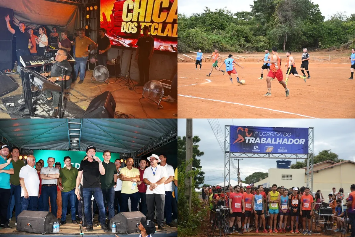 Atividades esportivas, missa, sorteios de prêmios e shows marcam Festa do Trabalhador em Sussuapara