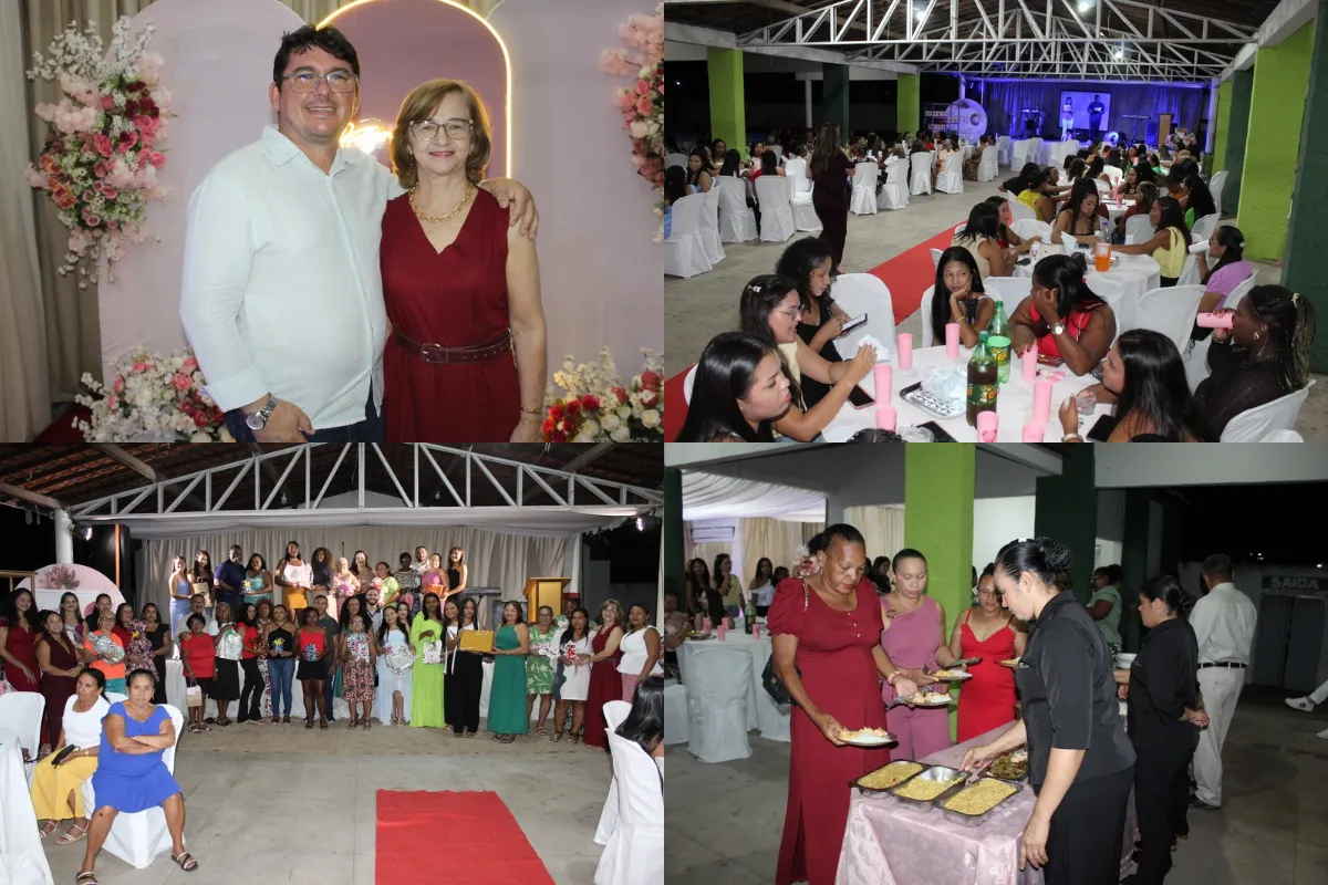 Prefeitura de Ipiranga do Piauí realiza jantar especial, homenagens e música ao vivo em celebração ao Dia das Mães