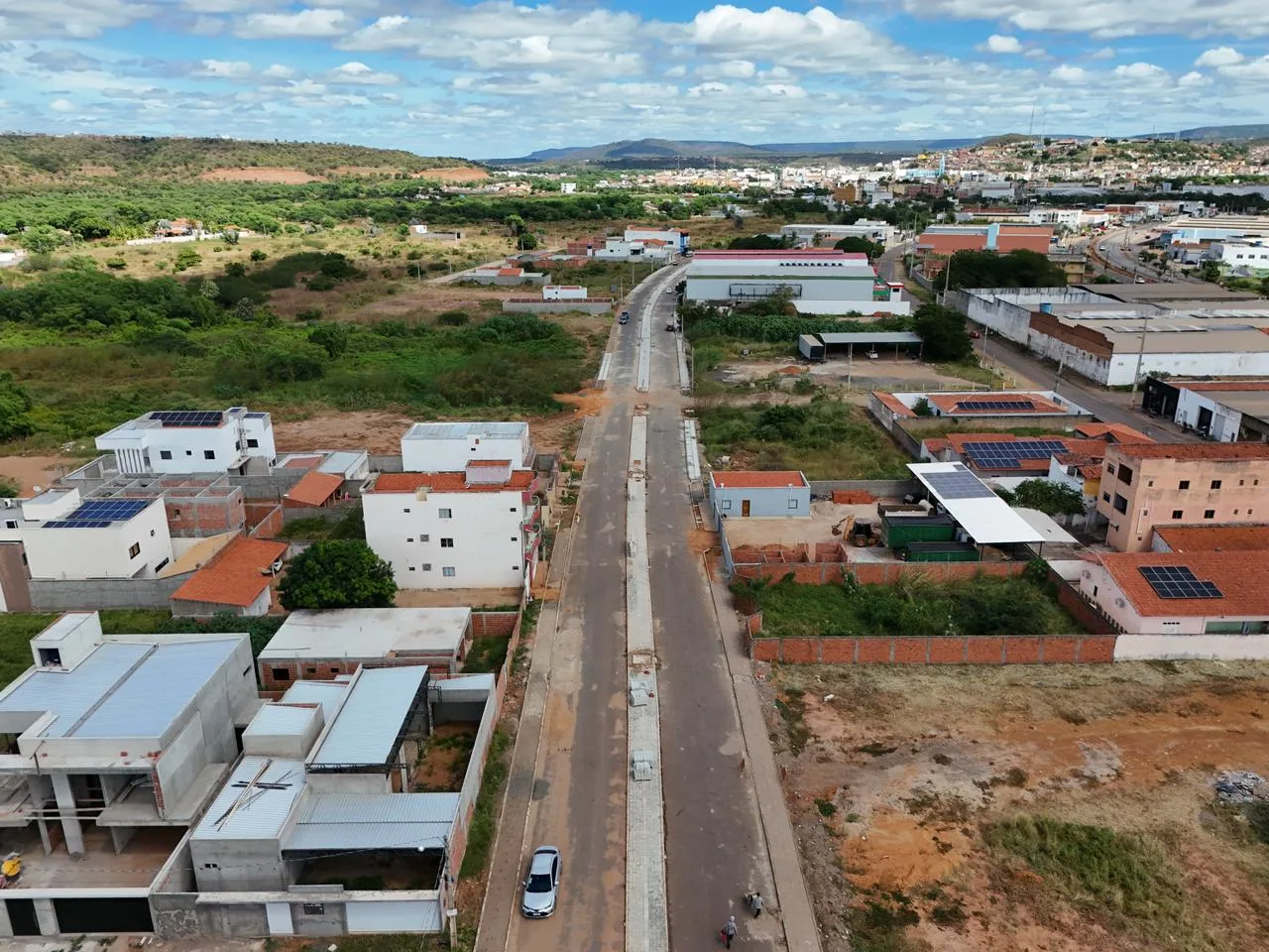 Severo Eulálio destaca avanço de importante obra de mobilidade urbana no bairro Catavento, em Picos