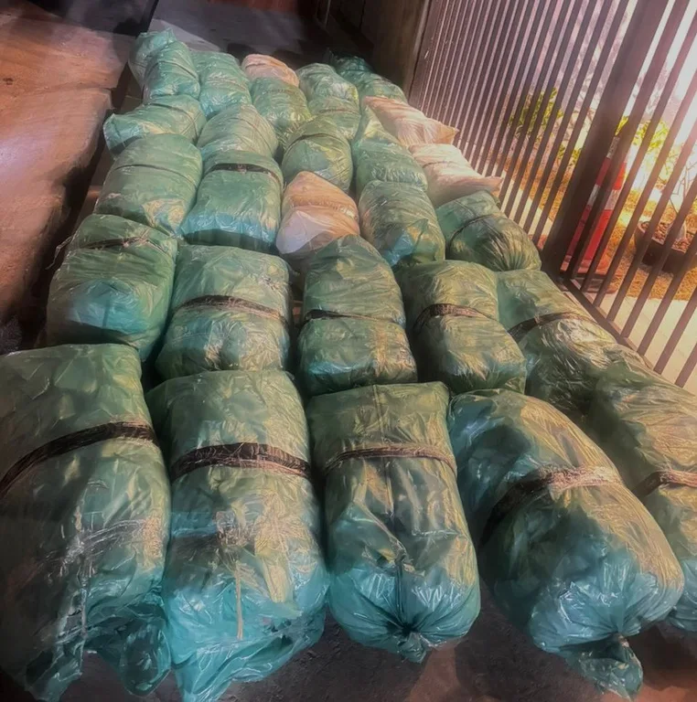PRF apreende cerca de 320 kg de maconha após na BR 020 em Monsenhor Hipólito
