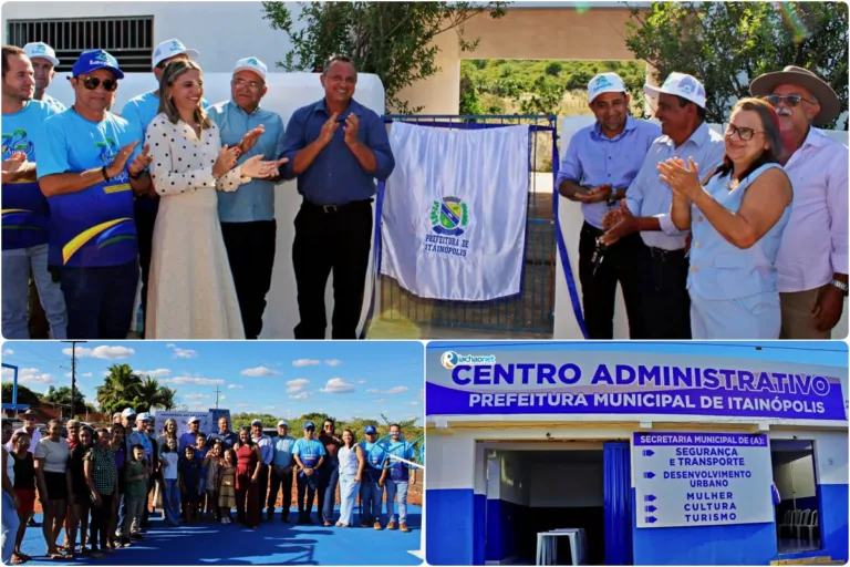 Gestão do prefeito Miguel Rodrigues inaugura posto de saúde, academia de saúde e centro administrativo no primeiro dia das comemorações dos 72 anos de Itainópolis