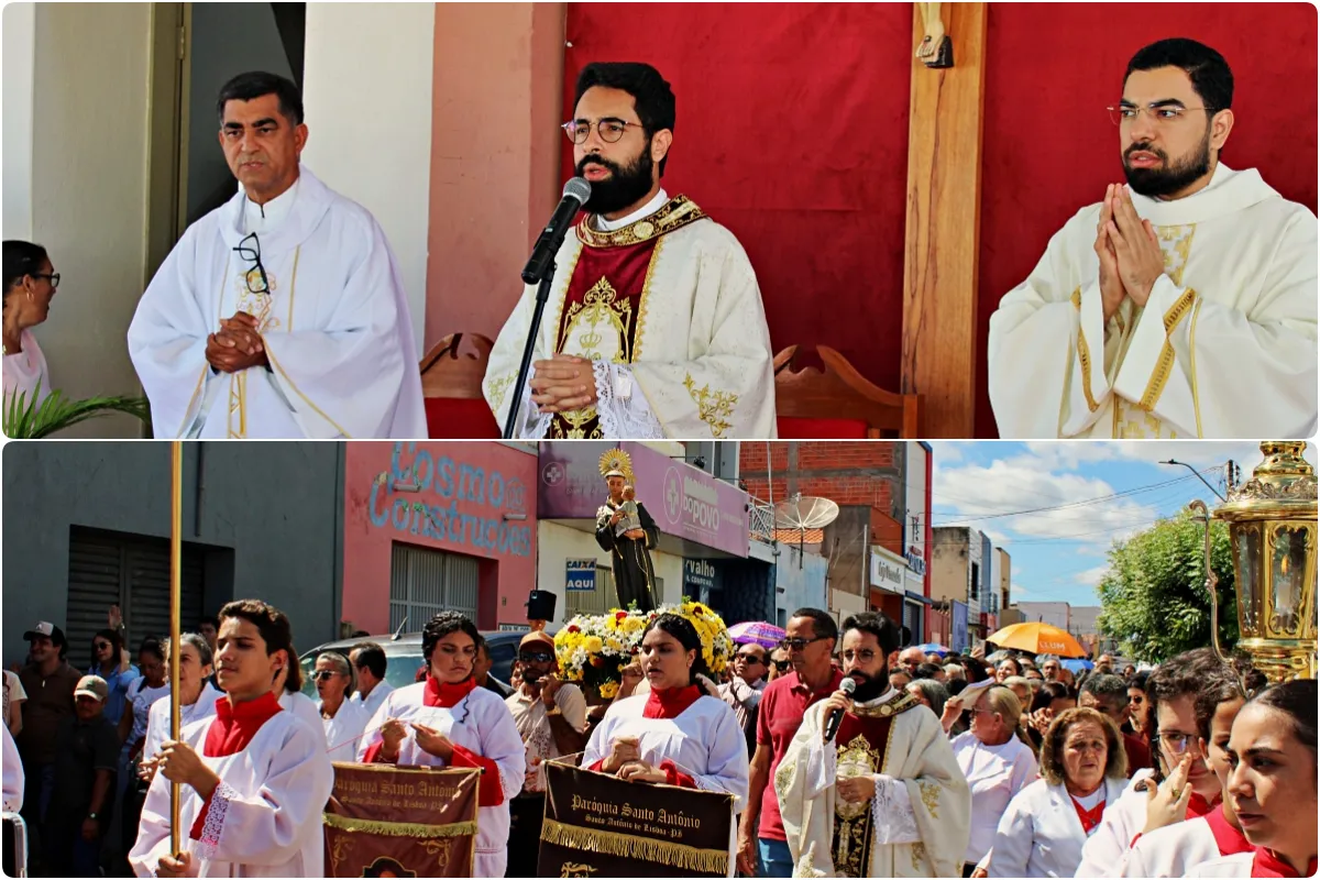 Missa e procissão marcam o encerramento da 89ª Festa do Padroeiro em Santo Antônio de Lisboa