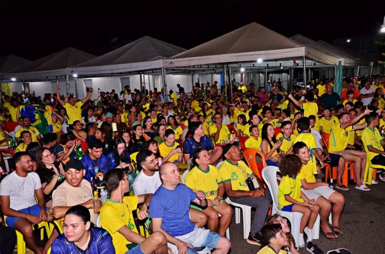 Prefeitura de Santo Antônio de Lisboa prepara estrutura para população acompanhar estreia do Brasil na Copa do Mundo