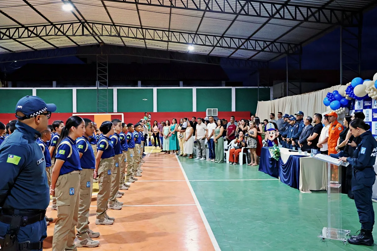 Pelotão Mirim 2026 é lançado em Santo Antônio de Lisboa e reforça compromisso com a formação cidadã de crianças e adolescentes; veja fotos