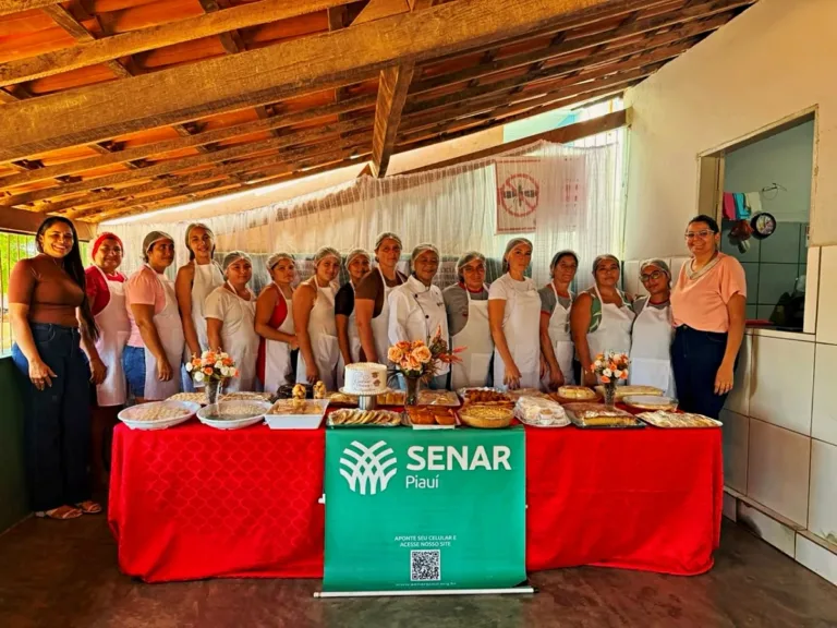 Prefeitura de Santo Antônio de Lisboa realiza curso de produção de doces e salgados na comunidade Sítio Salvador