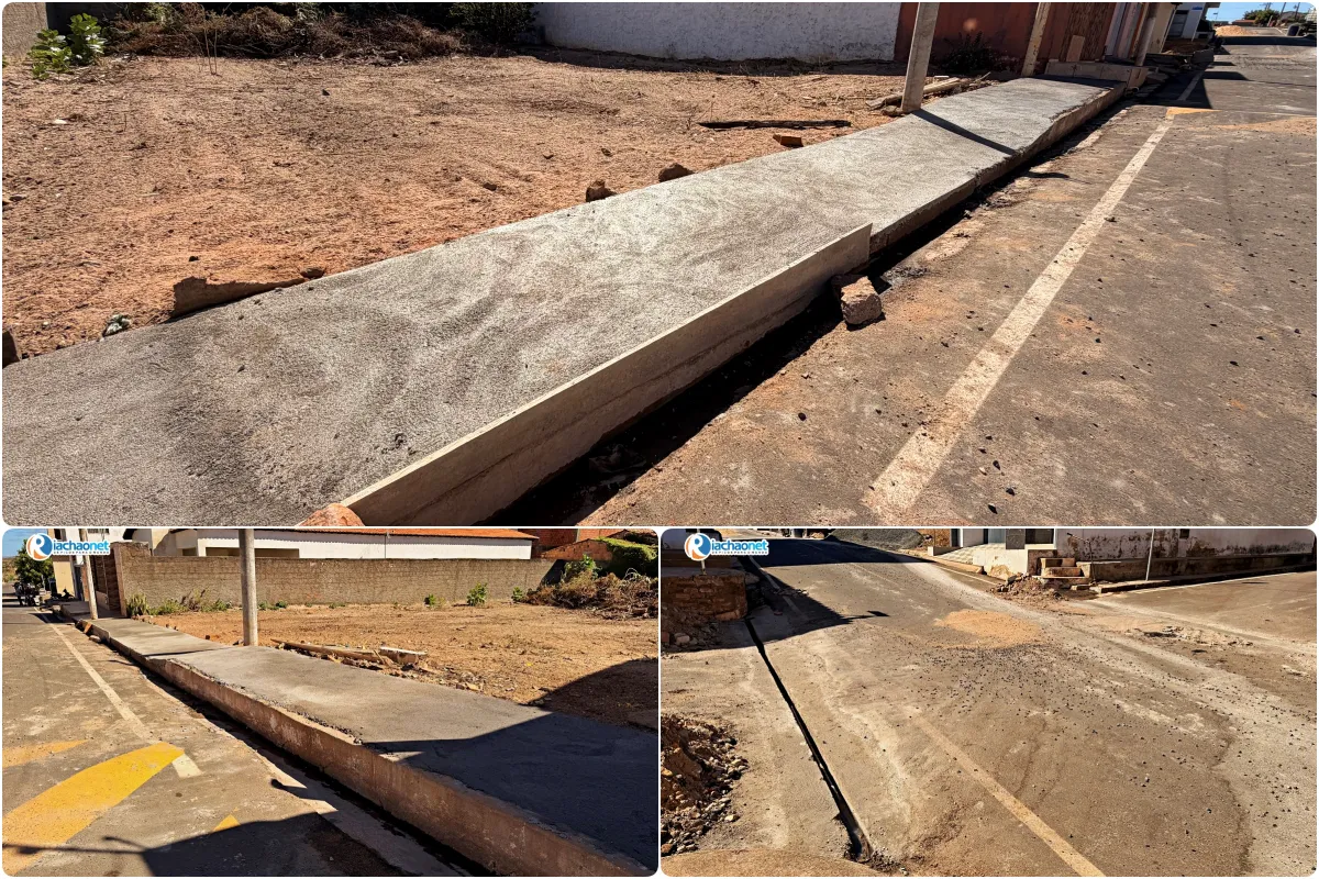 Prefeitura de Santo Antônio de Lisboa inicia construção de calçadas e sarjetas para reforçar infraestrutura urbana
