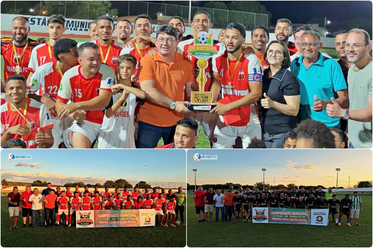 Dragões vence Juventude e conquista o título do Campeonato Municipal de Ipiranga do Piauí; veja fotos