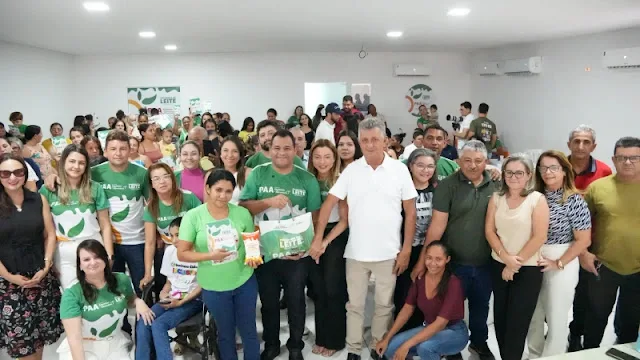 Prefeitura de Geminiano lança o PAA Leite e amplia a segurança alimentar das famílias do município