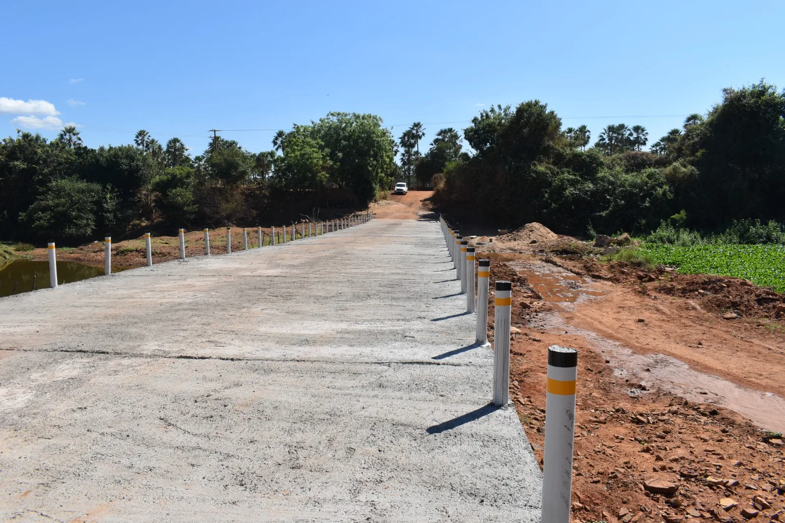 Concluída a obra de reconstrução da passagem molhada do povoado Alegre