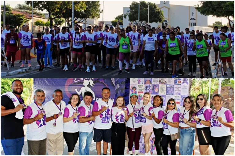 Ipiranga do Piauí realiza 1ª Corrida Lilás e reforça conscientização e combate à violência contra a mulher