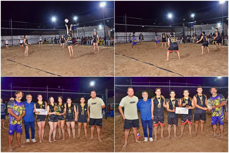 Campeonatos de Vôlei de Praia Masculino e Feminino movimentam programação esportiva da XIX Festa do Caju em Santo Antônio de Lisboa
