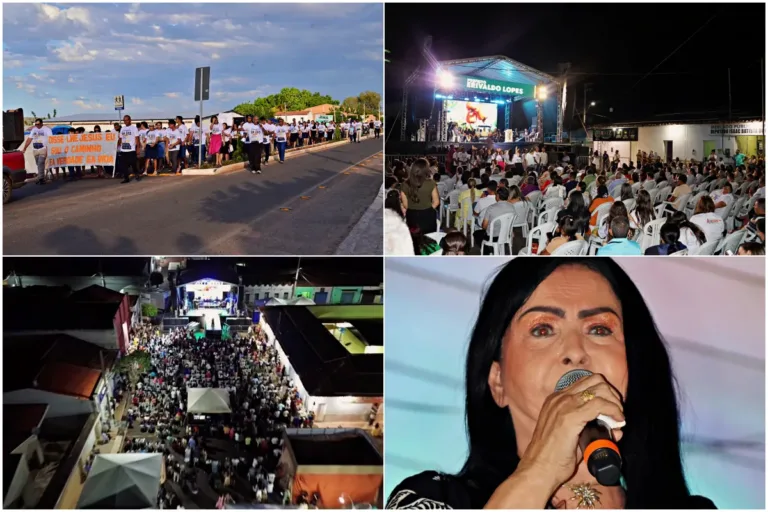 Passeata, culto e show com Shirley Carvalhaes marcam o Dia do Evangélico na XIX Festa do Caju em Santo Antônio de Lisboa