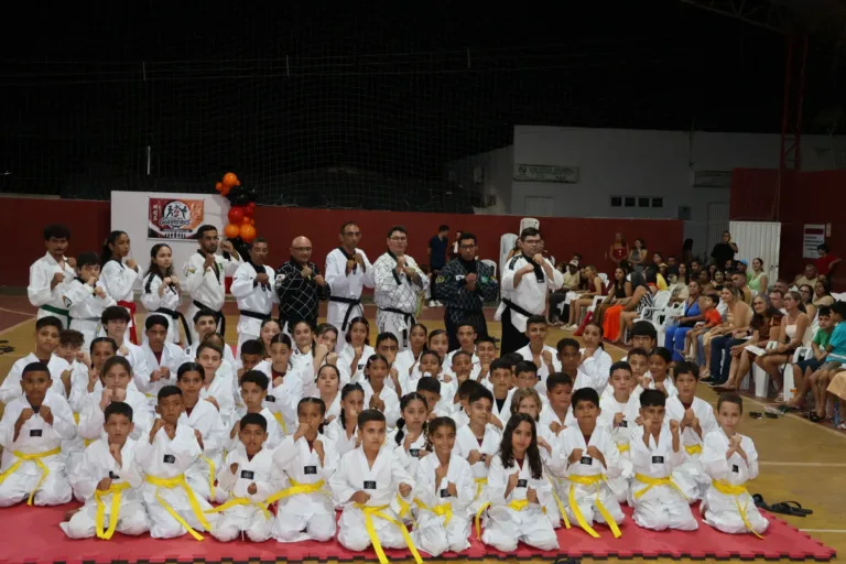 Prefeitura de Santo Antônio de Lisboa realiza 1º Exame de Faixa da Escolinha de Taekwondo