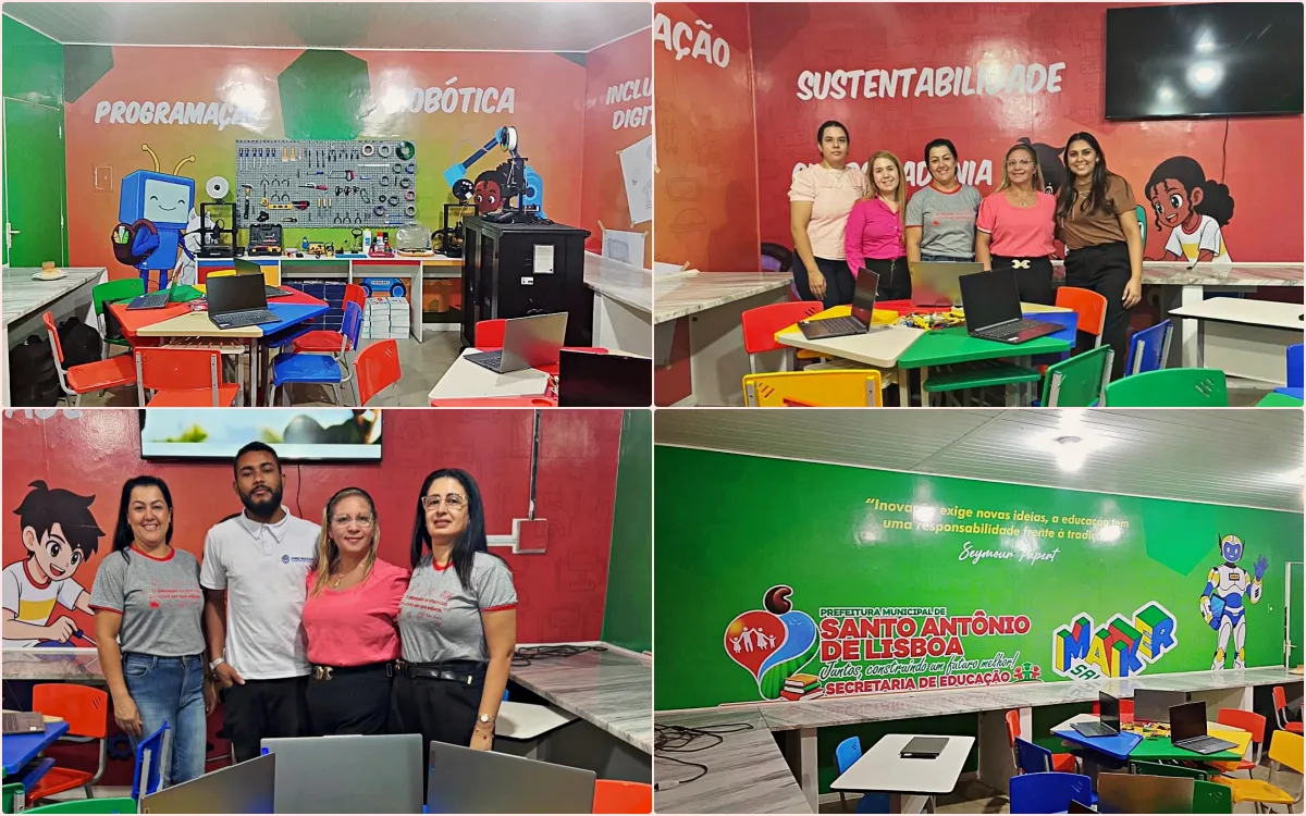 Gestão do prefeito Erivaldo Lopes investe em tecnologia e inovação educacional com implantação de Sala Maker e laboratório itinerante em Santo Antônio de Lisboa