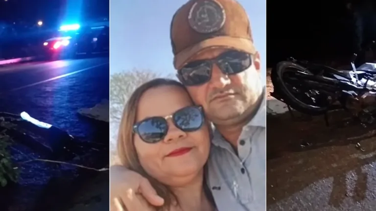 Mulher morre e companheiro fica ferido após motocicleta ser atingida por Corolla na BR-407, em Picos